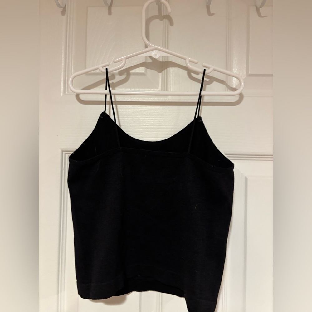 Black tank top